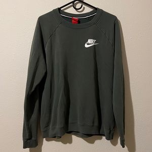 Green Nike Crewneck Sweatshirt